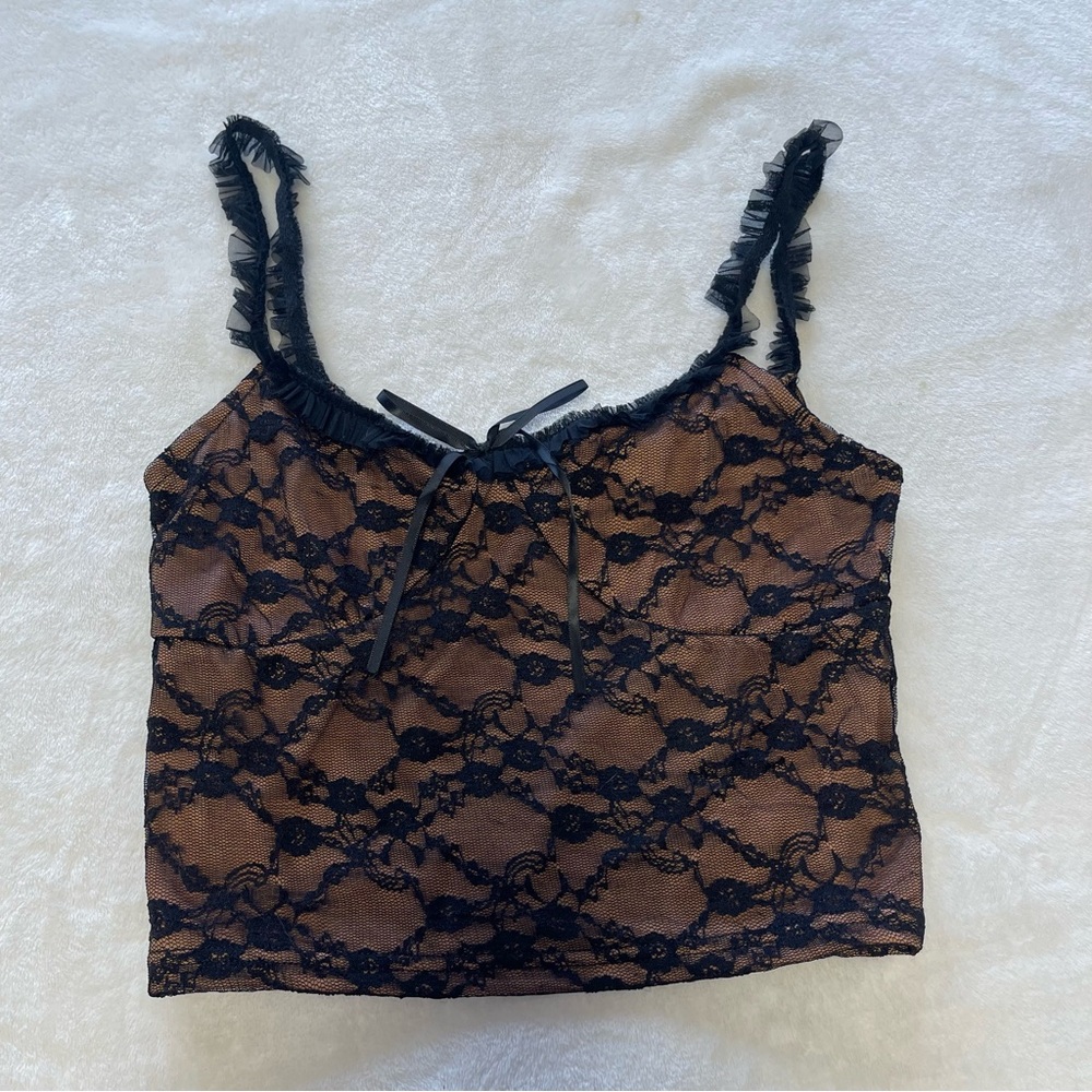 Black Lace Women’s Camisole Size Small